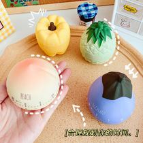 Timer mechanical student cartoon cute home kitchen children study postgraduate self-discipline fruit alarm clock timer