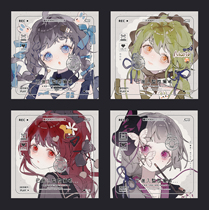 4 small avatars ①