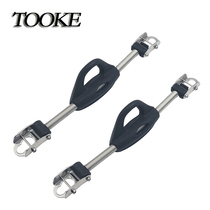 TOOKE stainless steel spring elastic high-strength rubber heel Jet fin four-line OMS frog shoelace