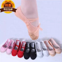 Children adult Yangko Square dance shoes Latin dance soft soles ballet dance practice shoes cotton shoes girls