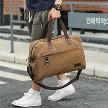 Hong Kong I Tgreg business casual handbag men travel backpacks for travel bag canvas single shoulder sloped cross