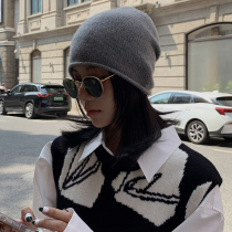 Ayuko high luxury cashmere hat female 2021 autumn new wool warm knitted wool hat hat tide