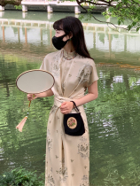 ttssvintage improves the new daily new daily new Chinese nationwide dress in summer 2023