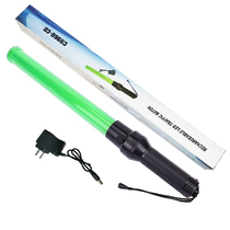 54cm green rechargeable multifunctional LED traffic baton glow stick glow stick glow stick warning stick