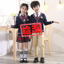 Kindergarten uniforms Childrens class uniforms Primary school uniforms Autumn and Winter 2021 sets British Academy Style Performance Costume