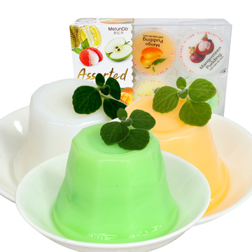 香港原装进口美伦多什锦布丁果冻600g零食品多种口味