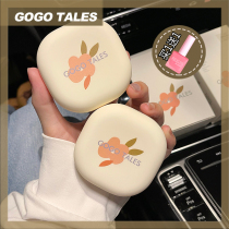 Gogo dance powder makeup powder air honey powder brightening oil control long-lasting moisturizing waterproof and sweat-proof not easy to take off makeup students