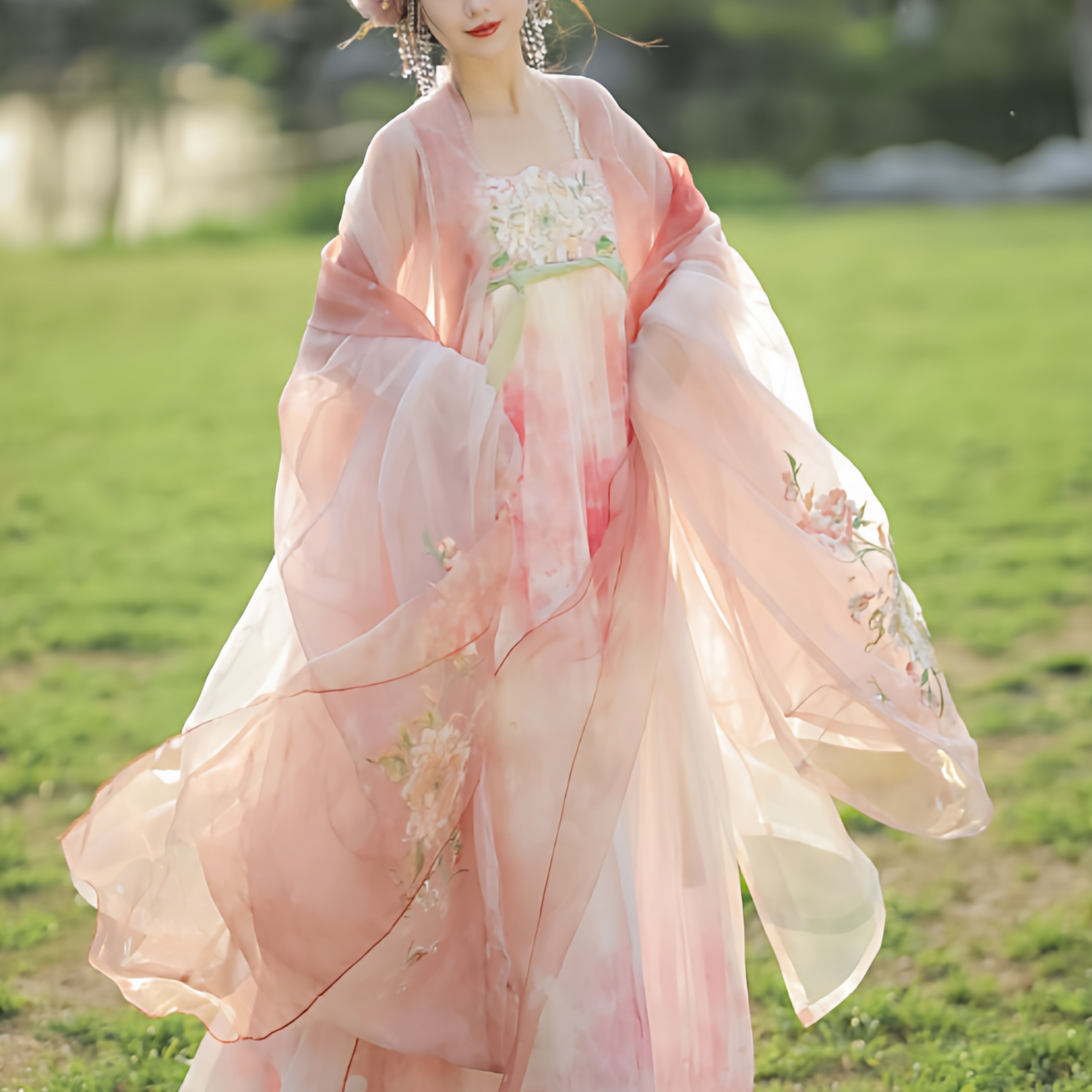 牡丹花神・国色天香 唐制 訶子裙 仙女服 中華漢服　H22＃ O1CN01sWGRwf1ruX6Hbp6Zx~crop,0