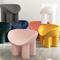 ins net red designer sloth man sofa chair Nordic elephant leg chair balcony plastic outdoor single casual chair