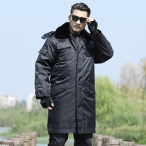 Military cotton coat mens winter extended reflective strip warm cold storage cold proof cotton clothing northeast security thick training coat