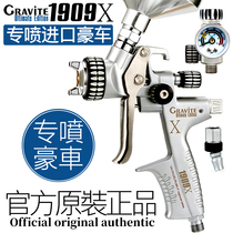 Original GRAViTE 1909X car spray gun Sheet metal paint Pneumatic spray gun Topcoat spray tool