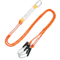 JOHA promotion European seat belt accessories full body seat belt accessories double rope double large hook with buffer bag O-ring