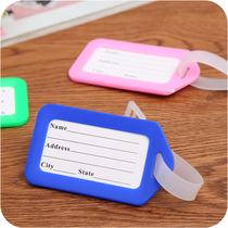 10 luggage tags go out anti-lost suitcase tag luggage boarding pass check-in sign luggage tag