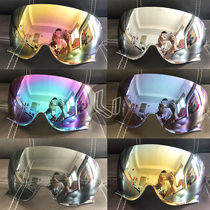 Applicable SHOEI JO EX-ZERO CJ-3 helmet lens semi-helmet retro helmet helmet 3 4 helmets plating Phantom lens