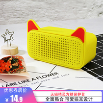 Tmall elf sugar cube r protective cover Creative cute smart speaker Cape coat shell Silicone accessories Genuine