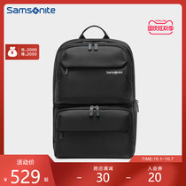 Samsonite Samsonite shoulder bag mens simple commuter business backpack large capacity 15 inch computer bag 36B