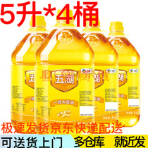Whole Box Area Five Lakes Edible Oil First-class Soybean Oil 5L* 4 Grain Products Commercial Catering Fried