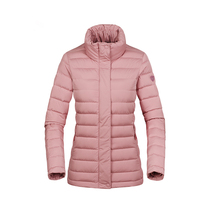 Noshilan down jacket ladies autumn and winter Tide brand weatherproof thickened warm stand collar breathable velvet loose short jacket
