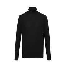 Armani Armani mens black casual sweater Knitwear Long-sleeved inner top Luxury new trend