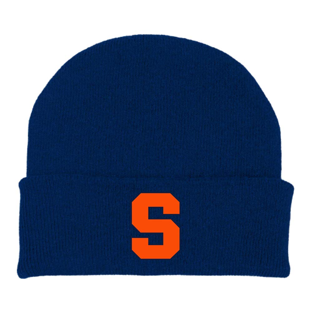 Haiyun Two Feet Ahead Syracuse Orange NCAA Newborn Knitted Hat Blue