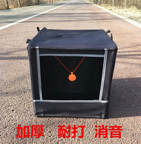 Slingshot target box Mini folding target box slingshot contact steel ball recycling tank thickened canvas camouflated target box silenced box