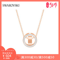Swarovski HOLLOW simple round modern fashion female necklace to send girlfriend gift