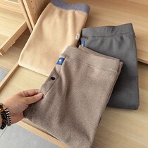 Nanweis small shop fever velvet warm pants mens autumn and winter single piece plus velvet leggings cotton pants