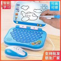  Early learning learning point reading computer machine childrens puzzle story Smart toddler baby Childrens flat toy player