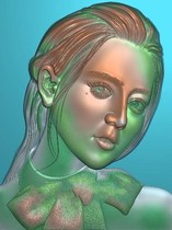 Hetian jade portrait carving custom baby one year old couple pendant jade carving processing private custom Jade brand