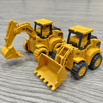 Childrens puzzle 2-3-4 years old Inertial Engineering vehicle boy excavator bulldozer 5 baby 6 Toy Car 7 gift