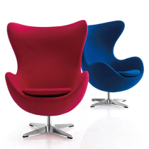 Fashion Bunk Egg Chair Egg-shaped Eggshell Chair Cloth Art Casual Chair Sub Creative Computer Casual Swivel Negotiation Chair