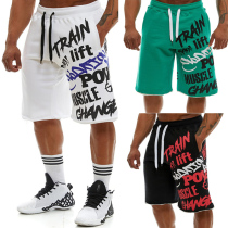 Sports suit mens vest shorts five-point pants pants top pants Tide brand size sleeveless running basketball training