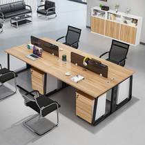 Desk Chair Composition Modern Brief Staff Office Computer Desk Sub double-four staff Table Screen Screen Table