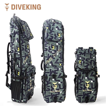 DIEKening the new camouflaging free diving long footed webbackpack folding boarding large capacity can be put C4