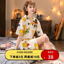 Sleeping Robe Womens Summer Pure Cotton Single-Piece Bathrobe Japan Kimono Sleeping Clothing Thin short sleeves 2022 New sexy sleeping dress
