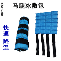 Ice bag horse leg protection horse leg ice bag cooling swelling tendons fatigue exercise equestrian Blue Horse tendon relief harness