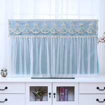 Home TV cover 55-inch curved screen TV dust cover is turned on without taking 50-inch TV dust cover cloth gray cloth