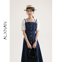 Deer to the south cowboy dress Two suits women 2022 Summer new French style retro small crowdThe dress