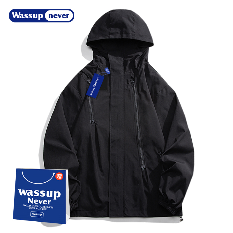 WASSUP アウトドアジャケット レディース 登山ウェア メンズ 秋冬 スリーインワン 防風防水 山カップル トレンディジャケット
