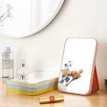 Home foldable desktop makeup mirror student dormitory desktop vanity mirror portable portable girl Beauty Mirror