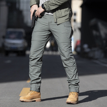 Archon tactical pants mens spring and autumn military fans special forces cotton stretch feet straight training pants outdoor overalls