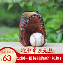 Creative three-dimensional relief custom baseball gloves gift decoration pen holder competition commemorative prize birthday gift soft dress