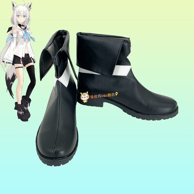 taobao agent Vtuber anchor white blowing snow COS shoe customization 1338COSPLAY performance shoe boots to restore customization