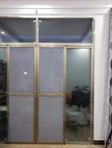 Custom landing translation push-pull anti-mosquito rodent ggs wang screen door aluminum alloy side stainless steel balcony sha chuang men