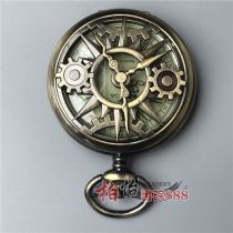 Antique pocket watch Mens mechanical watch Old antique miscellaneous Republic of China mechanical watch pendant Retro ancient old copper watch