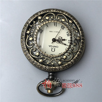 Antique pocket watch mens mechanical watch antique Miscellaneous classical mechanical watch craft ornaments simple Chinese old copper watch