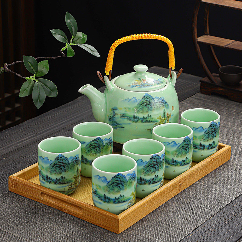 家用提梁青花茶壶-家用提梁青花茶壶促销价格、家用提梁青花茶壶品牌- 淘宝