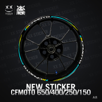 Suitable for spring breeze NK150NK250 Odeon 650NK400NK650 waterproof reflective wheel drum sticker 250SR sticker