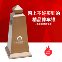 Sales department Hotel Stainless steel parking cone road cone road pile Isolation barricade Reflective warning post Cost-effective