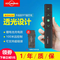 ASiNG big line A218 page pen teacher with ppt courseware Multimedia Remote control Pen speech projection pen charging